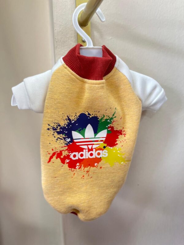 Adidas Desenli Kedi ve Küçük Irk Köpekler İçin Kıyafet